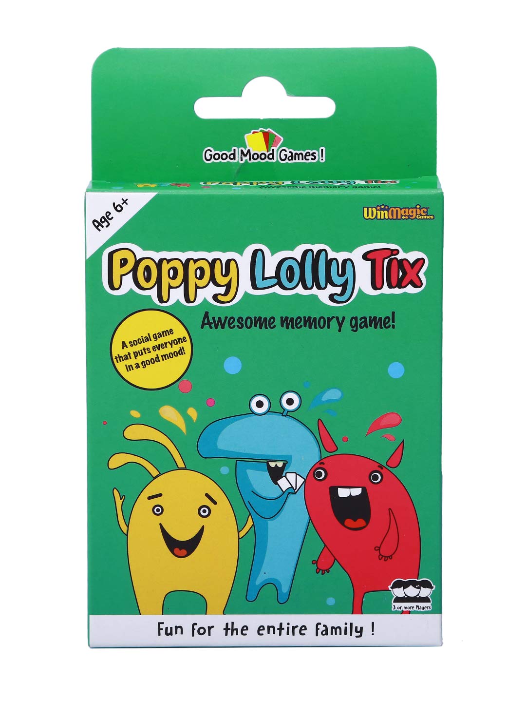 Good Mood Games Poppy Lolly Tix 44 Card Game for Age 4 5 6 7 8 +|2 or More Player Memory Game |Travel Games for Kids Simple & Fun Classic Family Table Games| Easy to Learn Games | Gifts for Kids (B08TXFLKDY) Amazon Price History, Amazon Price Tracker