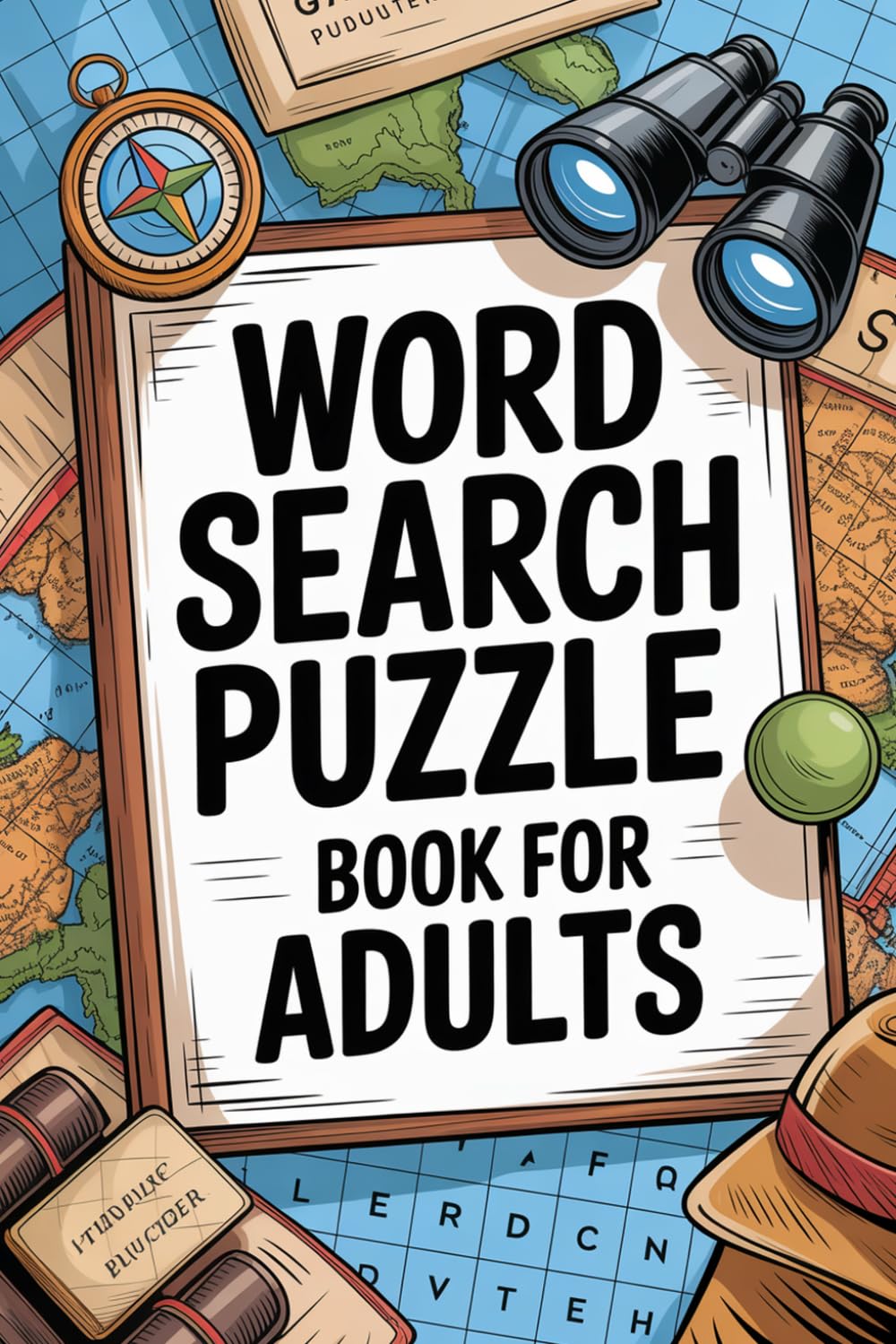Word Search Puzzle Book for Adults: Mindful Activity Companion for Grown-Ups