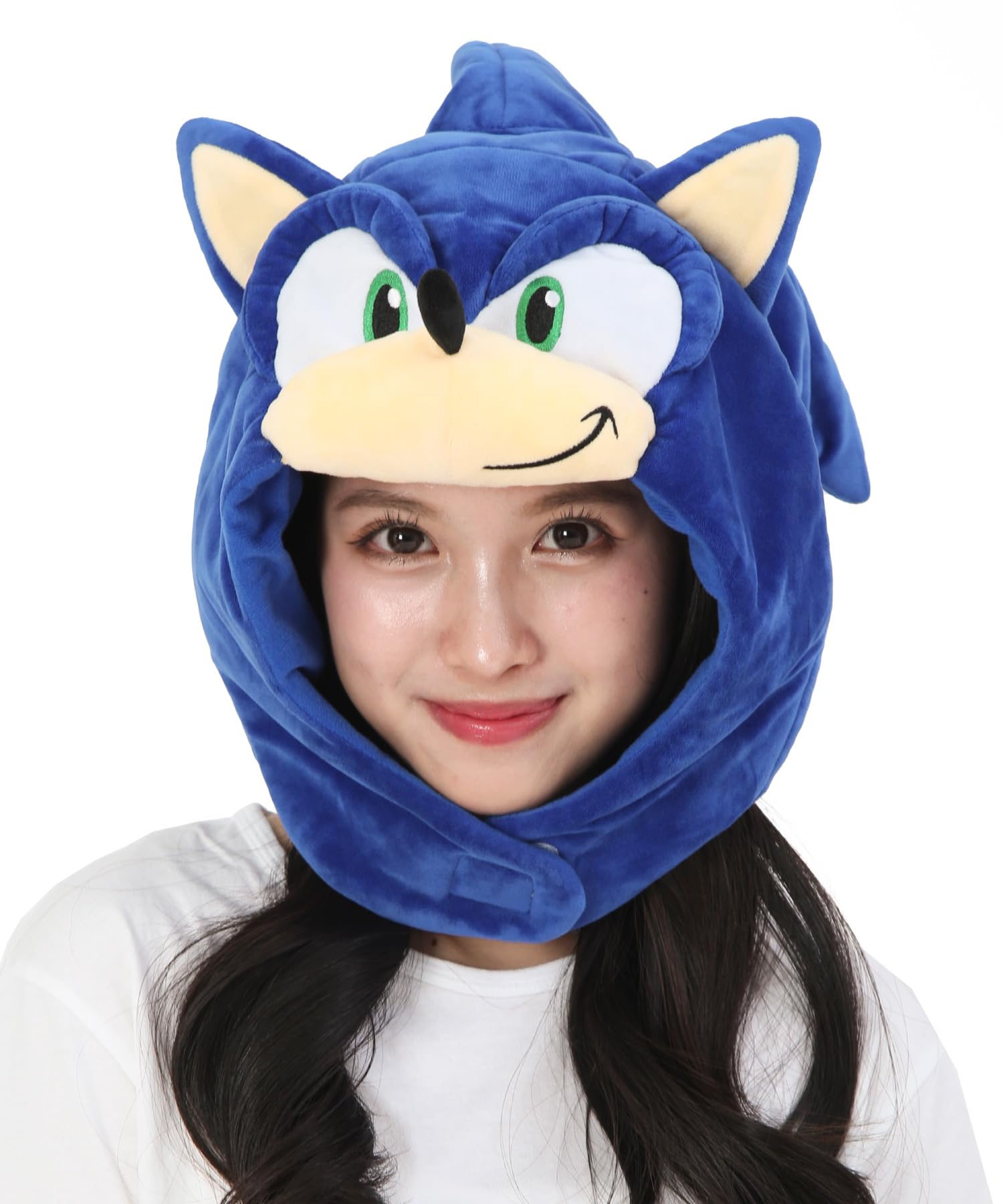 SAZAC Sonic the Hedgehog Kigurumi Character Cap Blue Polyester Cosplay