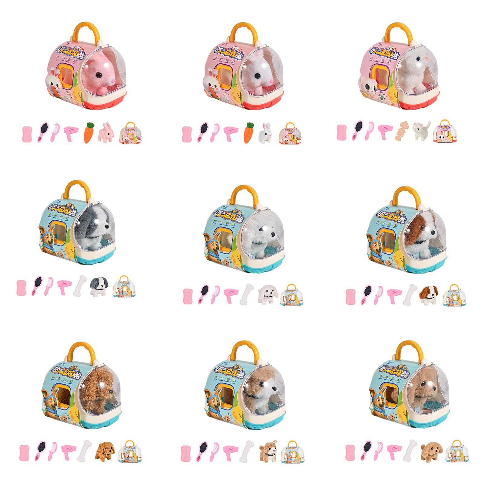 Amazon.co.jp: 電気吠える犬シミュレーションペット育てるおもちゃ歩く 