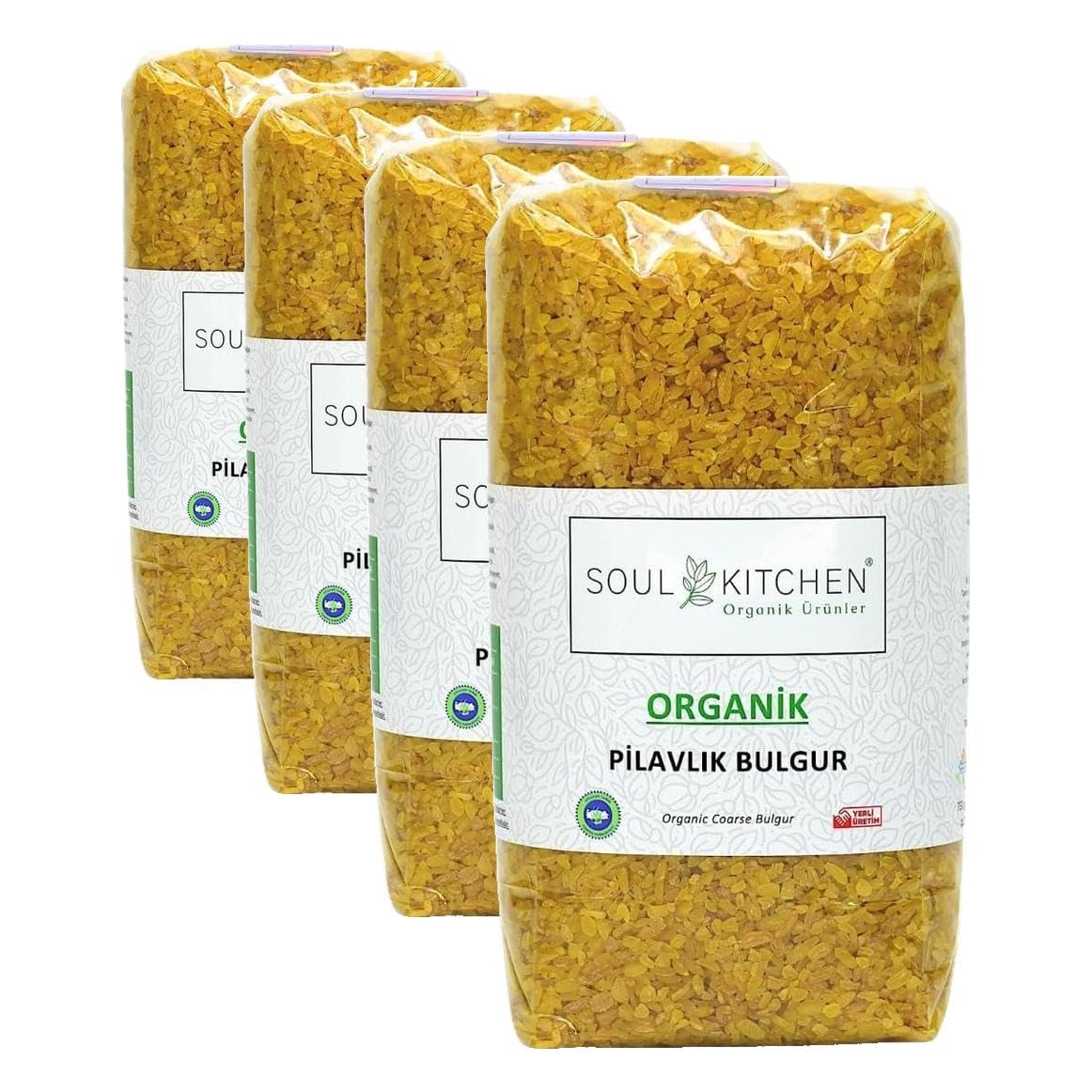 Soul Kitchen Organik Bulgur Pilavlık 750 gr (4 paketi)