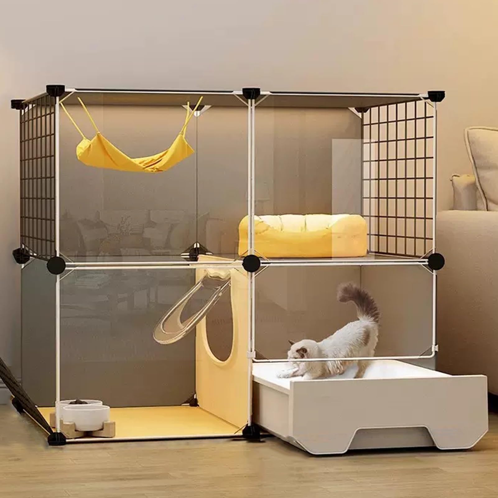 Cage pour chat avec échelles : la solution pour petits animaux en appartement