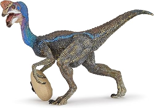 Papo - Pintado a mano - Dinosaurios - Oviraptor azul - 55059 - Coleccionable - Para niños - Adecuado para niños y niñas - a partir de 3 años