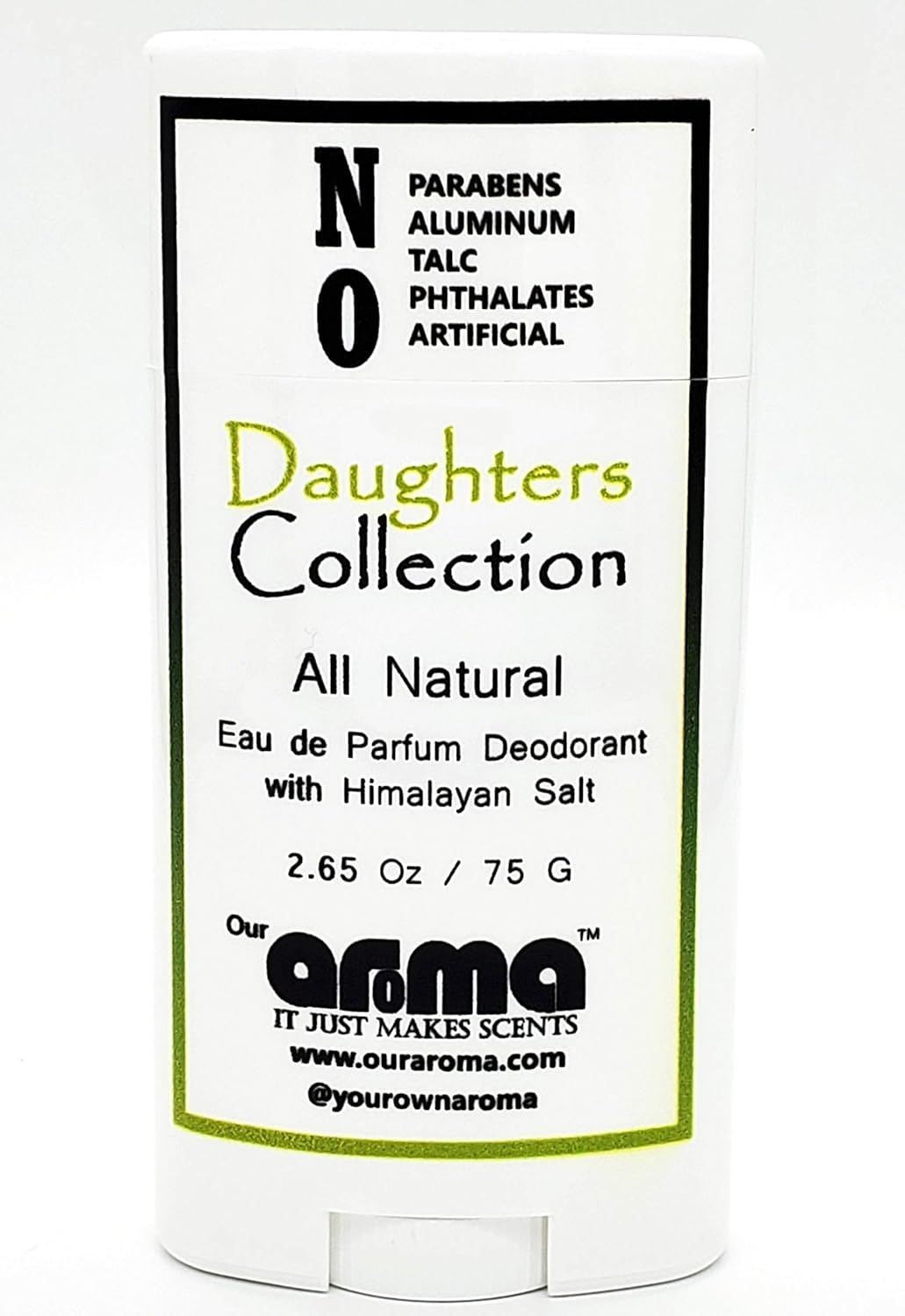 Our Aroma Natural Deodorant for Men – Hand Poured Aluminum Free Deodorant – Gluten Free, Cruelty Free, Free of Parabens – Daughters Collection Scent