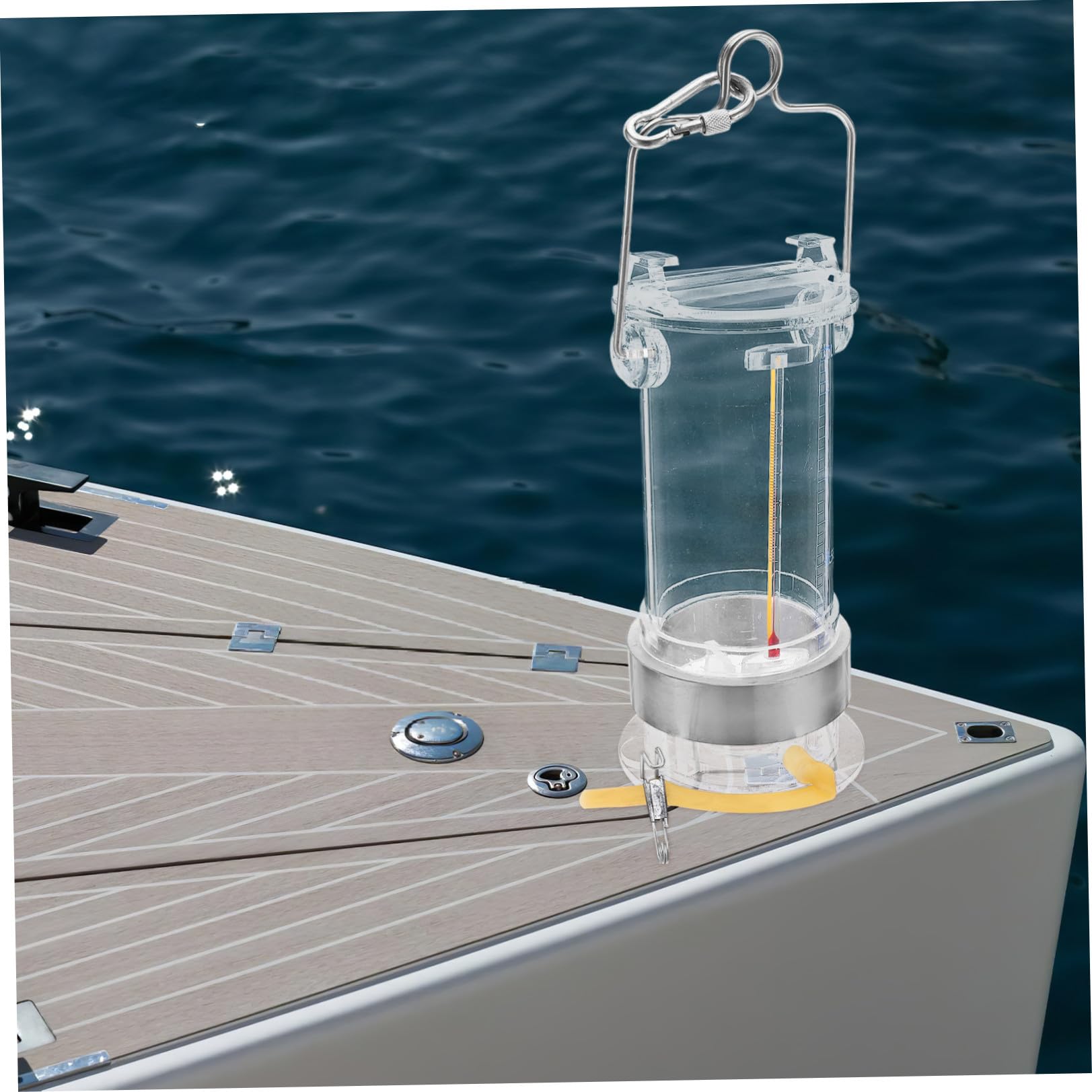 Ciieeo Muestreador Resistencia a Alta Presión Portátil de 1l Vertical y Carcasa de Acero Inoxidable Precisa Color Aleatorio de Agua para Investigación Marina y Lacustre