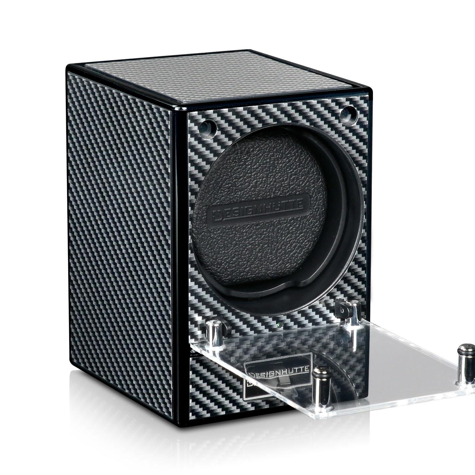 DESIGNHÜTTE Uhrenbeweger Piccolo 2.0 (ohne Netzteil) (Karbon)