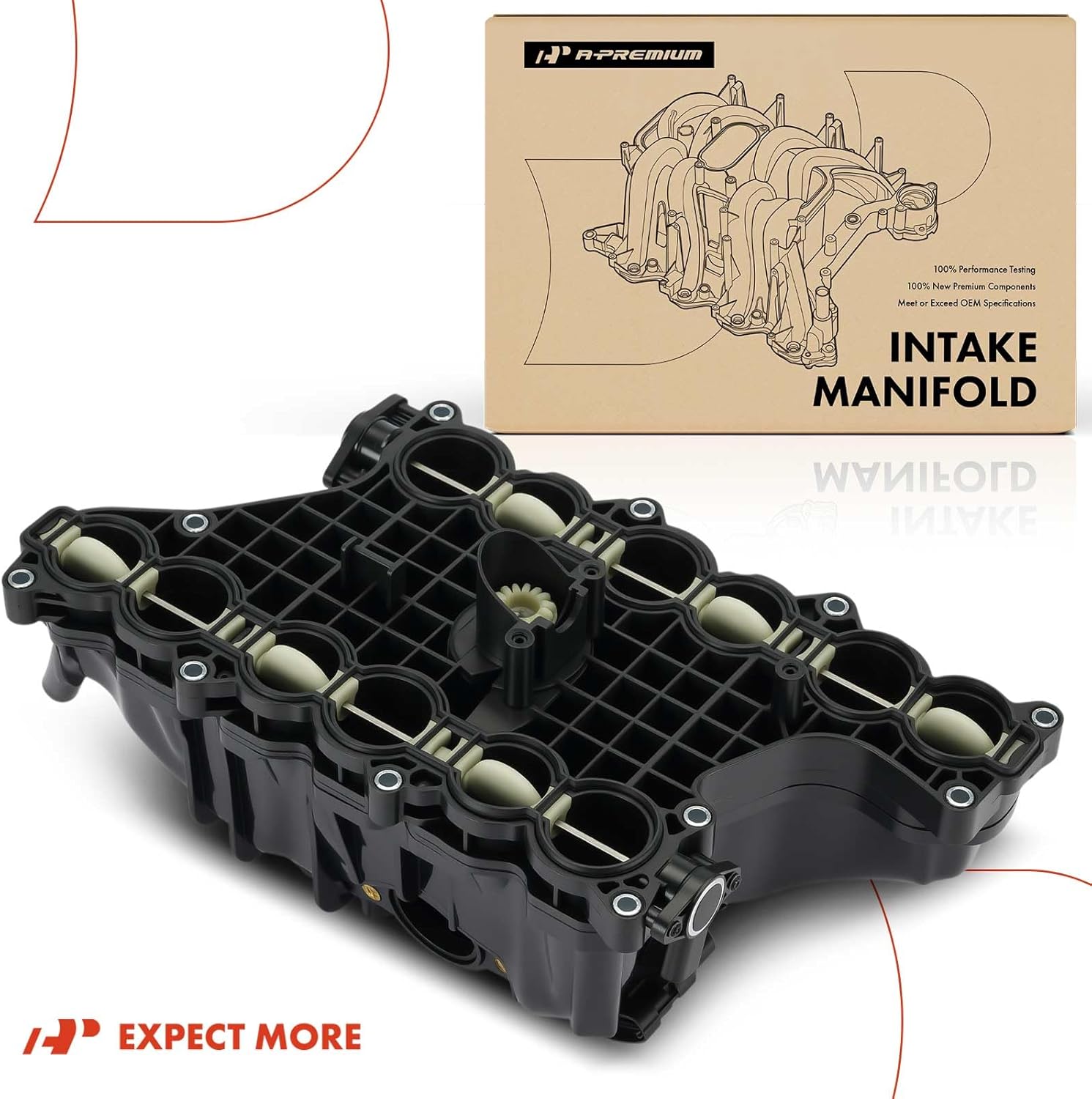 A-Premium Intake Manifold Compatible with Jeep WK2 Series Grand Cherokee 2014-2021, JL Series Wrangler 2020-2023, JT Series Gladiator 2021-2023 & Ram 1500 2014-2018/2020-2023, 1500 Classic 2019, 3.0L