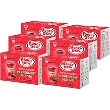 Honey Dew - Peppermint Mocha Coffee, Refreshing Medium Roast Gourmet Coffee Blend Compatible with Keurig Coffee Maker, 1 Count 72 Single Serve Cups