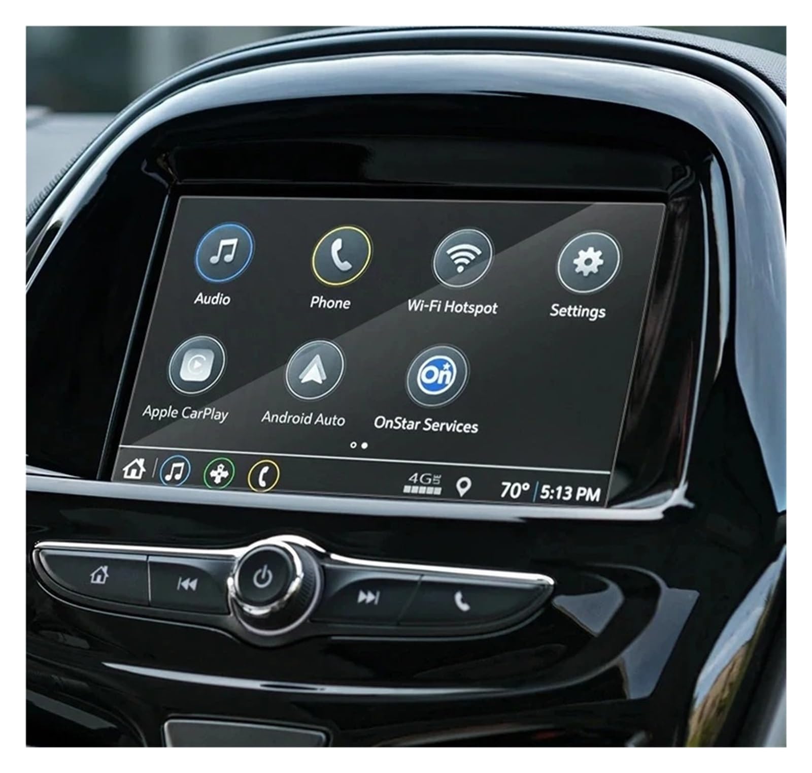 Dashboard Screen Film For Chevrolet For Spark M400 2016-2020 GPS Navigation Screen Tempered Glass Protective Film Auto Interior Sticker Is Scratch Resista GPS Navigator Film