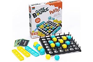 Bounce Ball Party Game: Tabletop Party Games, Funny Jumping Ball Toys, Connect...