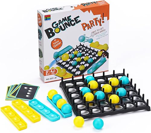 Pelota de rebote para fiesta, mesa de salto, juguetes divertidos para saltar, juegos de mesa para fiestas familiares, juegos de mesa para conectar,