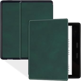 Case for 7" Kindle Oasis 10th/9th Generation, Pine Green | PU Leather Cover,with Auto Sleep/Wake,TPU Soft Back Shell,Thin & Lightweight