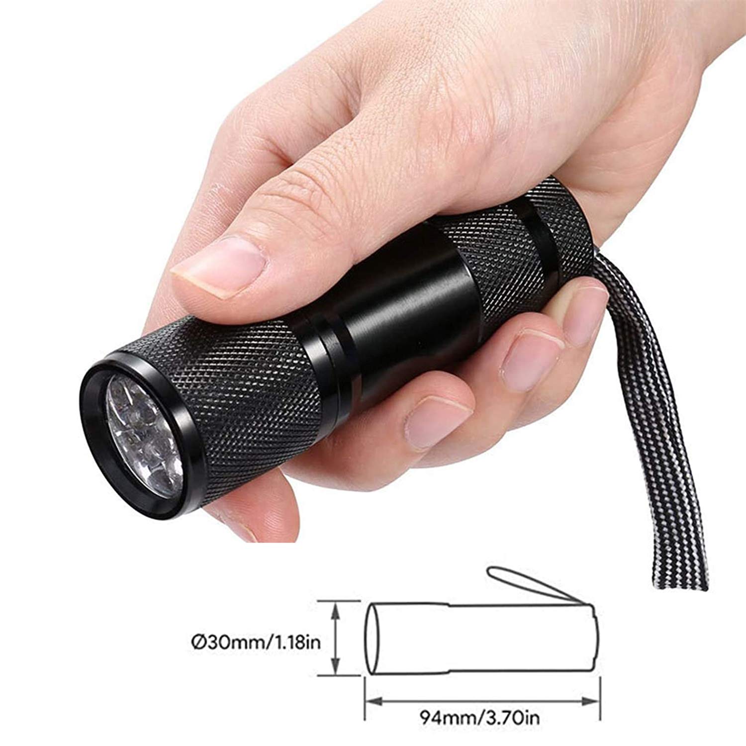 Vein Finder, Vein Finder Viewer, Lampe de Poche Portable avec 9 lumières LED infrarouges, Recherche Facile des veines sous-cutanées pour infirmière, étudiant en médecine