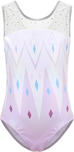 Happy Cherry Leotardos de manga larga para niñas leotardos de gimnasia de una pieza ropa de baile unitardos de ballet trajes de práctica