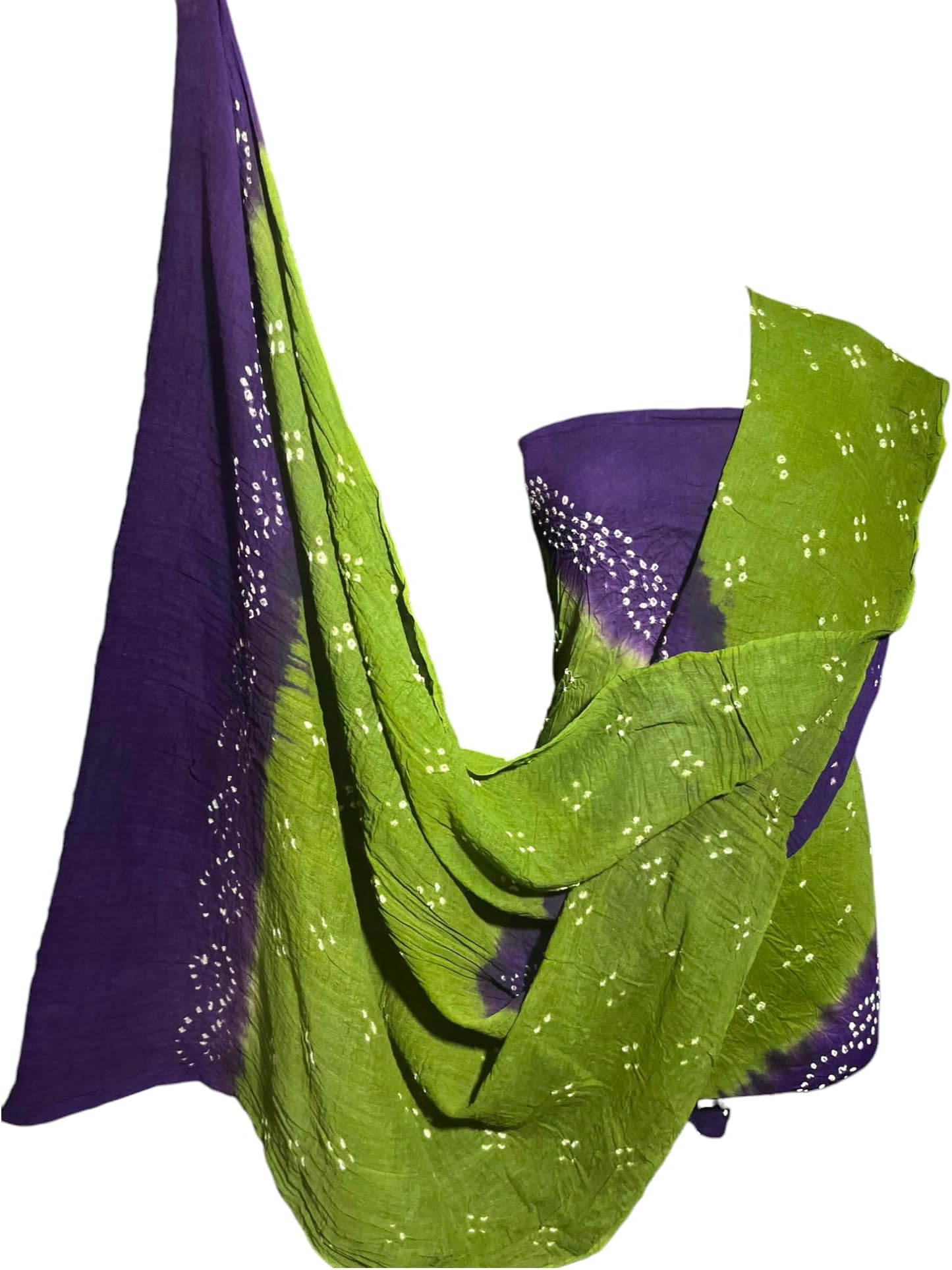 SheenCraftWomen Unstitched 100% Natural Cotton Satin Kutchi Bandhani 3 Pieces Dress Material…