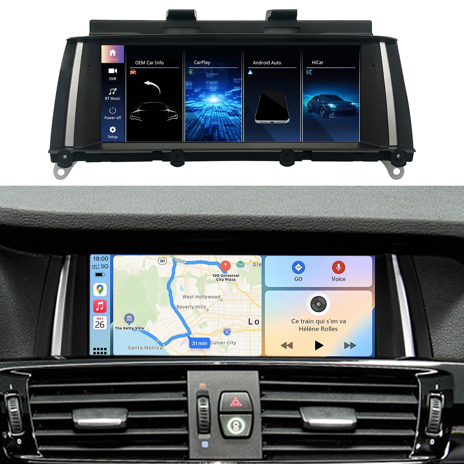 8.9" CarPlay for BMW X3 X4 F25 2013-2016 NBT Linux Android