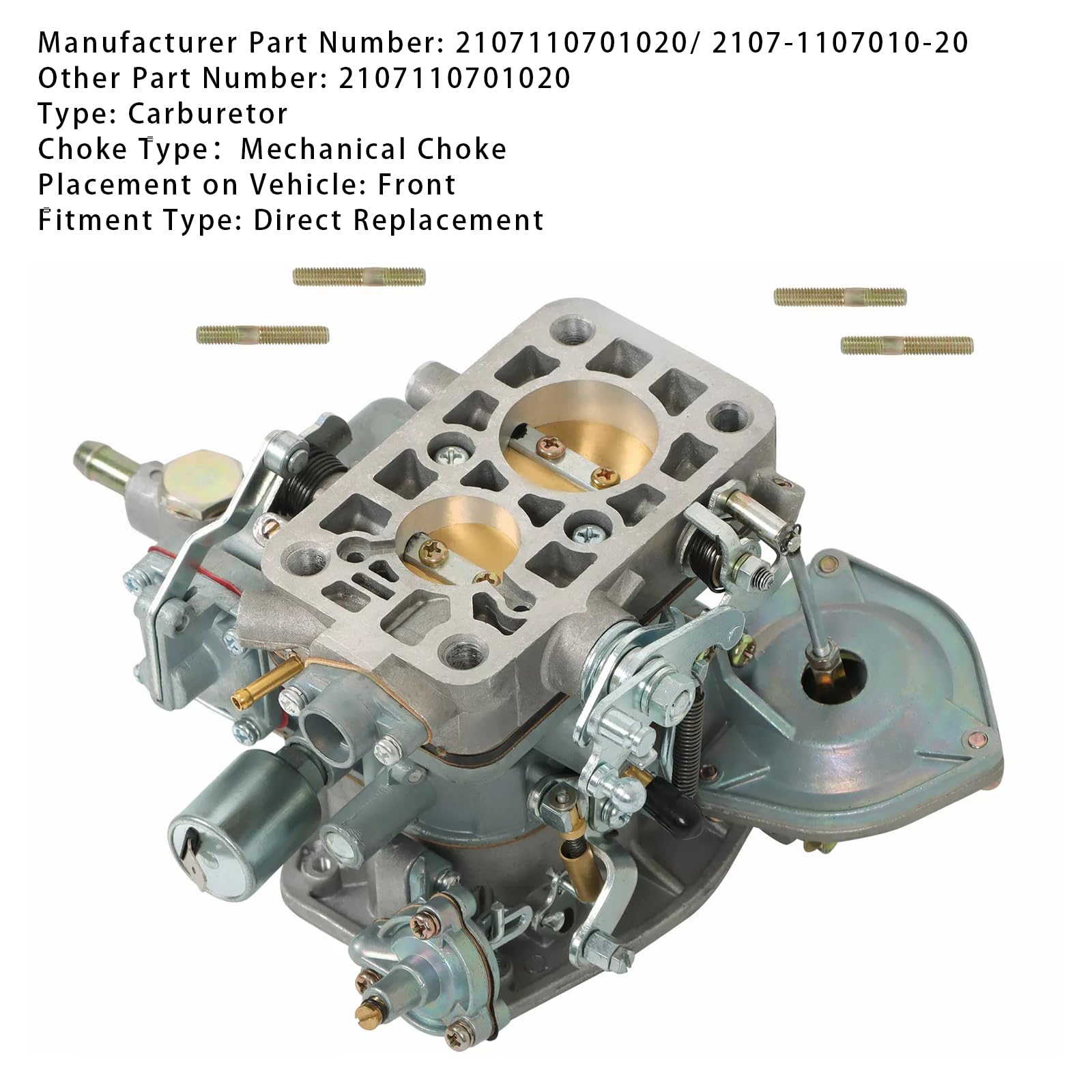 2107-1107010-20 Carburetor Para Lada 2101 2102 2103 2104 2105 2106 2107 Niva 1600