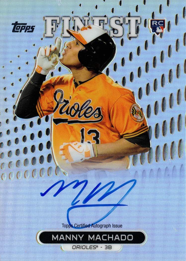 2013 Topps Finest Refractor Baseball #RA-MM Manny Machado