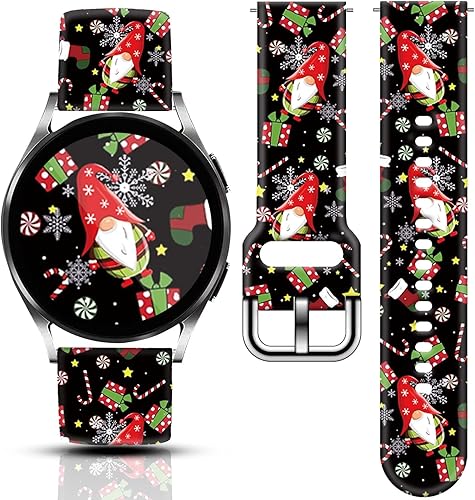 Correa de reloj de vacaciones de 0.787 in compatible con Samsung Watch para mujer, Galaxy Watch 7654 1.575 in 1.732 inWatch 6 Classic 1.693 in 1.850