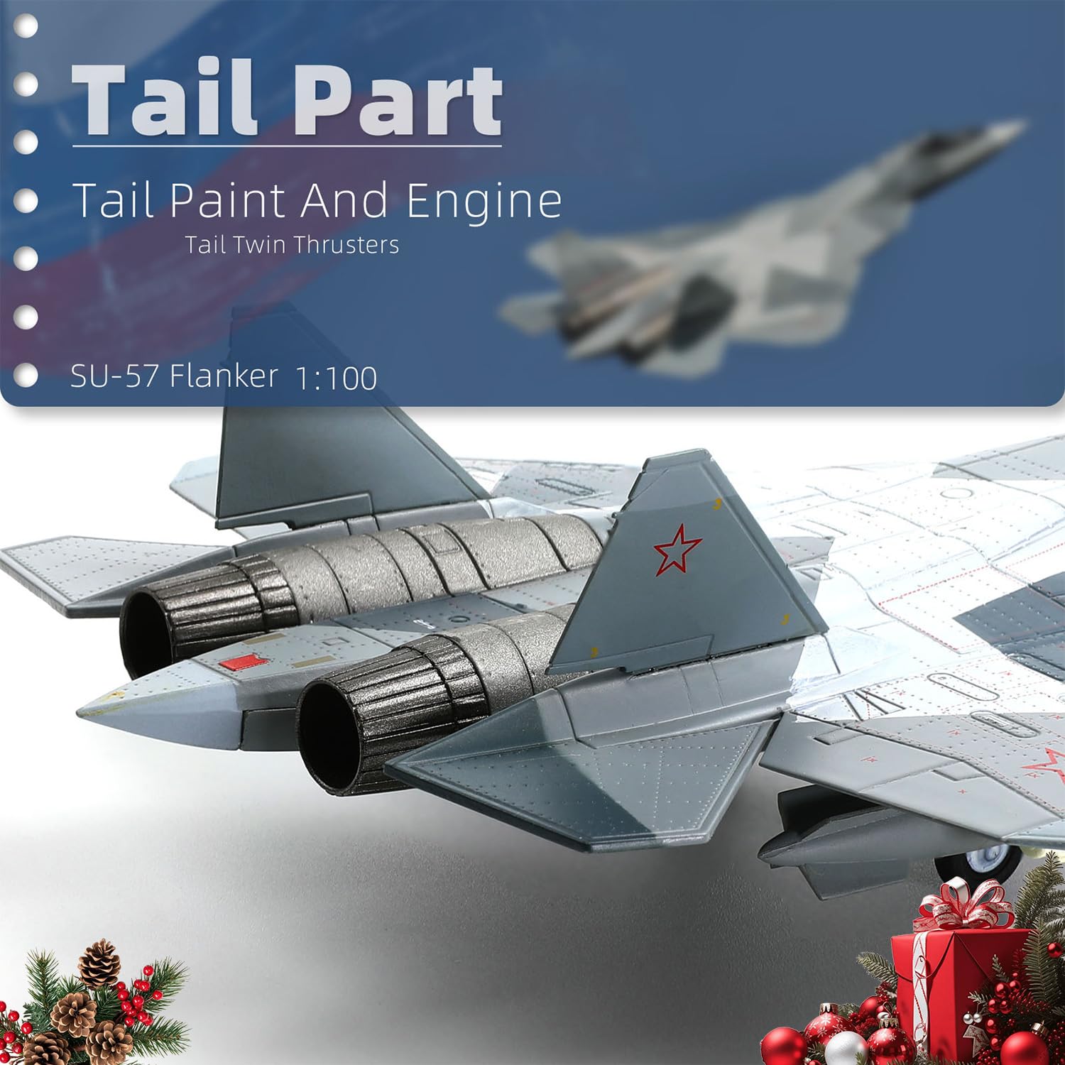 1/100 Scala Sukhoi Su-57 Modello di aereo da caccia multiuso di quinta generazione Russia Kit modello di aereo militare in metallo pressofuso affidabile da caccia stealth per collezione o rega