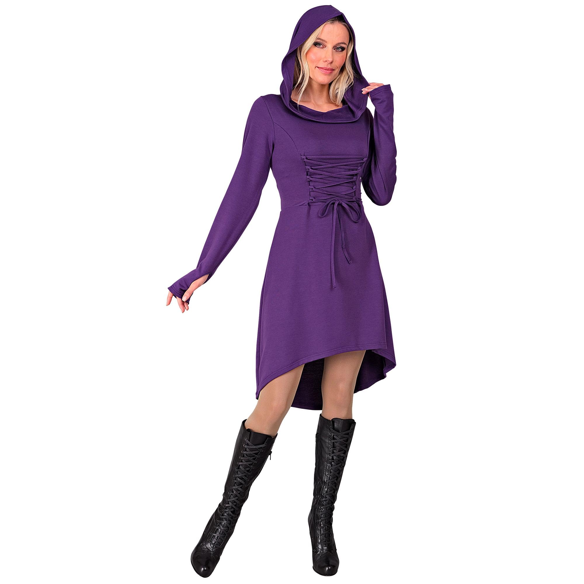 W WIDMANN MILANO Party Fashion 13864 Mittelalter/Gothic-kleid Medieval Dress, Purple, XL - Image 2