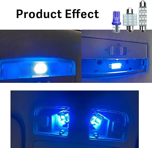 Miniatura 6 de Juego de 24 bombillas de cúpula para el interior del automóvil, luces de cúpula, luces de placa, luces de mapa, luces de puerta, licencia, luces