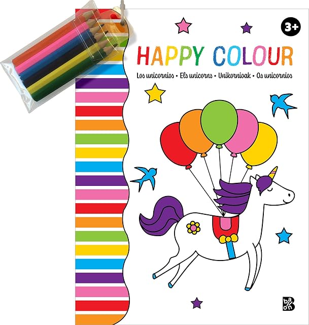 Portada de HAPPY COLOUR - LOS UNICORNIOS