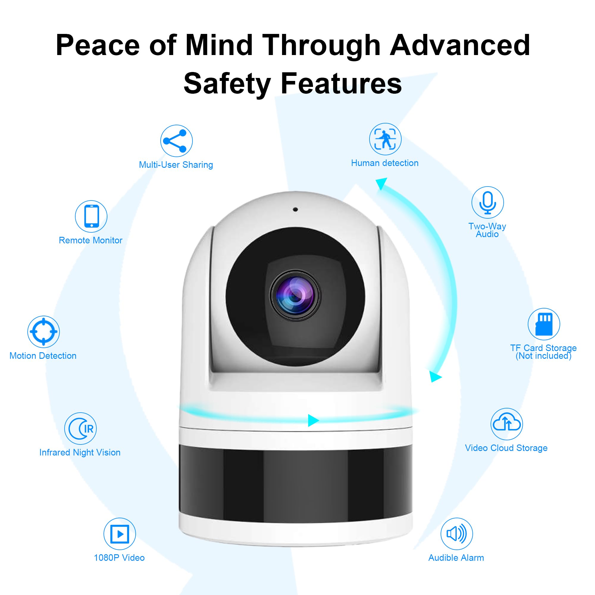 Système d'Alarme sans Fil pour la Maison, 13 pcs GSM SMS 2G WiFi Full Burglar Alarm System, Siren Alarm with PIR, Door Window Sensor, Camera, Remote Control for Apartment, Garage, Office