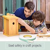 Vista 5 de CANOPUS Cinta de espuma de doble cara para proyectos de manualidades y tarjetas, cinta adhesiva de montaje resistente 4016 (1 pulgada x 36 yardas)