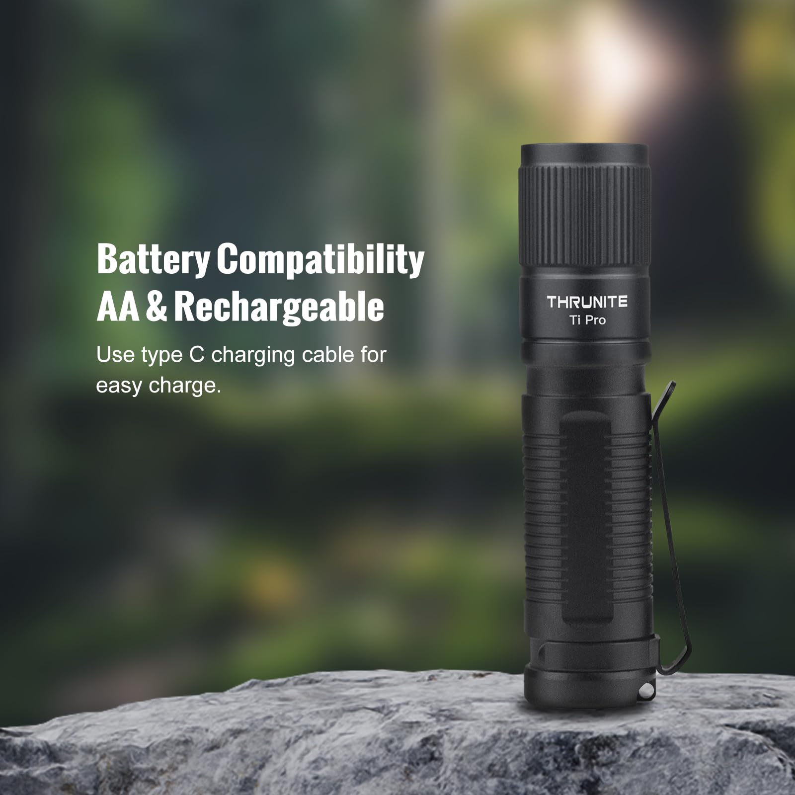 Amazon.co.jp: ThruNite Ti pro AA &充電式ミニ懐中電灯 1012ルーメン