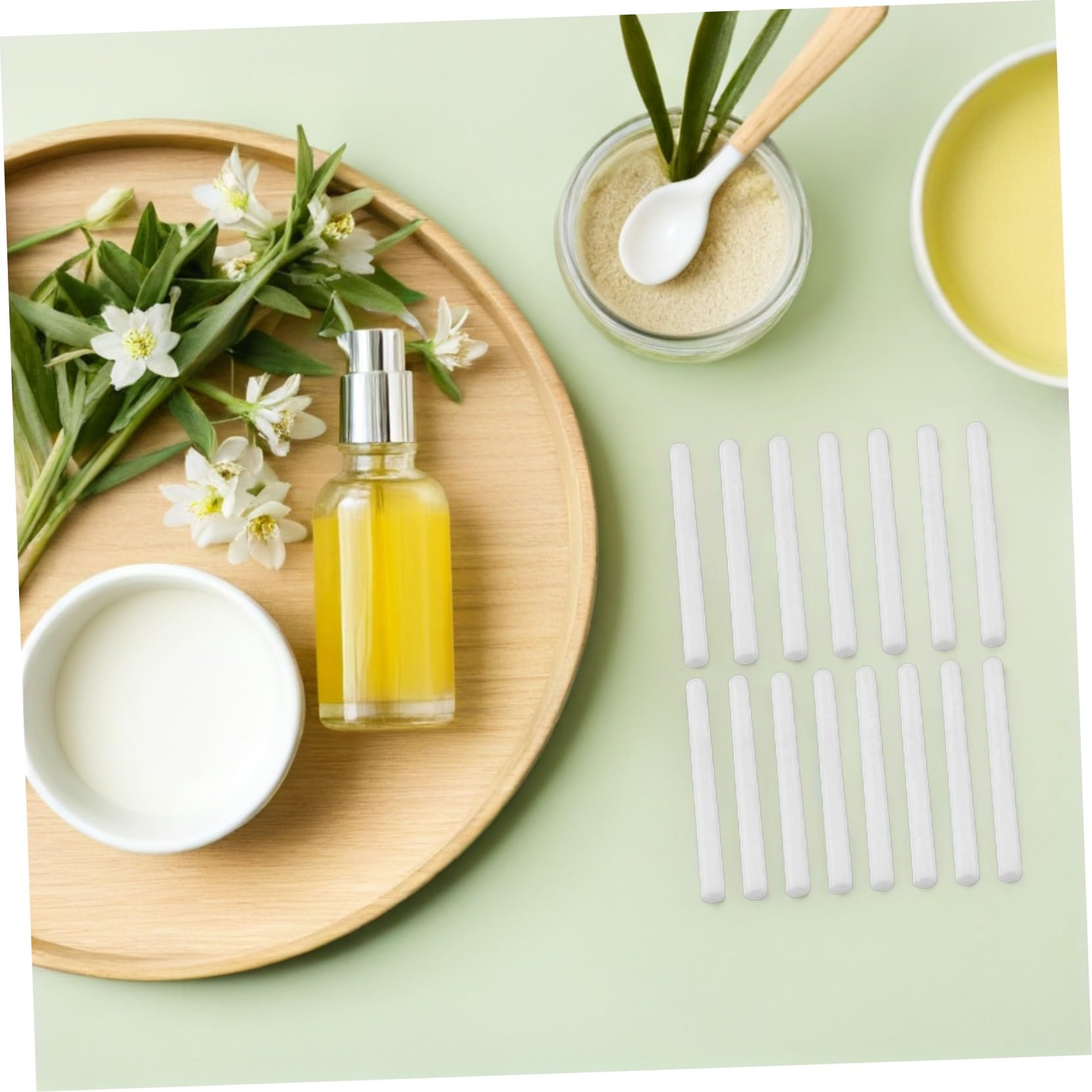 15 Bastoncini Diffusori di Profumo in Fibra di Cotone Aromatico, Bastoncini Volatili Profumati Lunghi per Diffusore Aromaterapia in Casa, Ufficio, Bagno e Camera da Letto