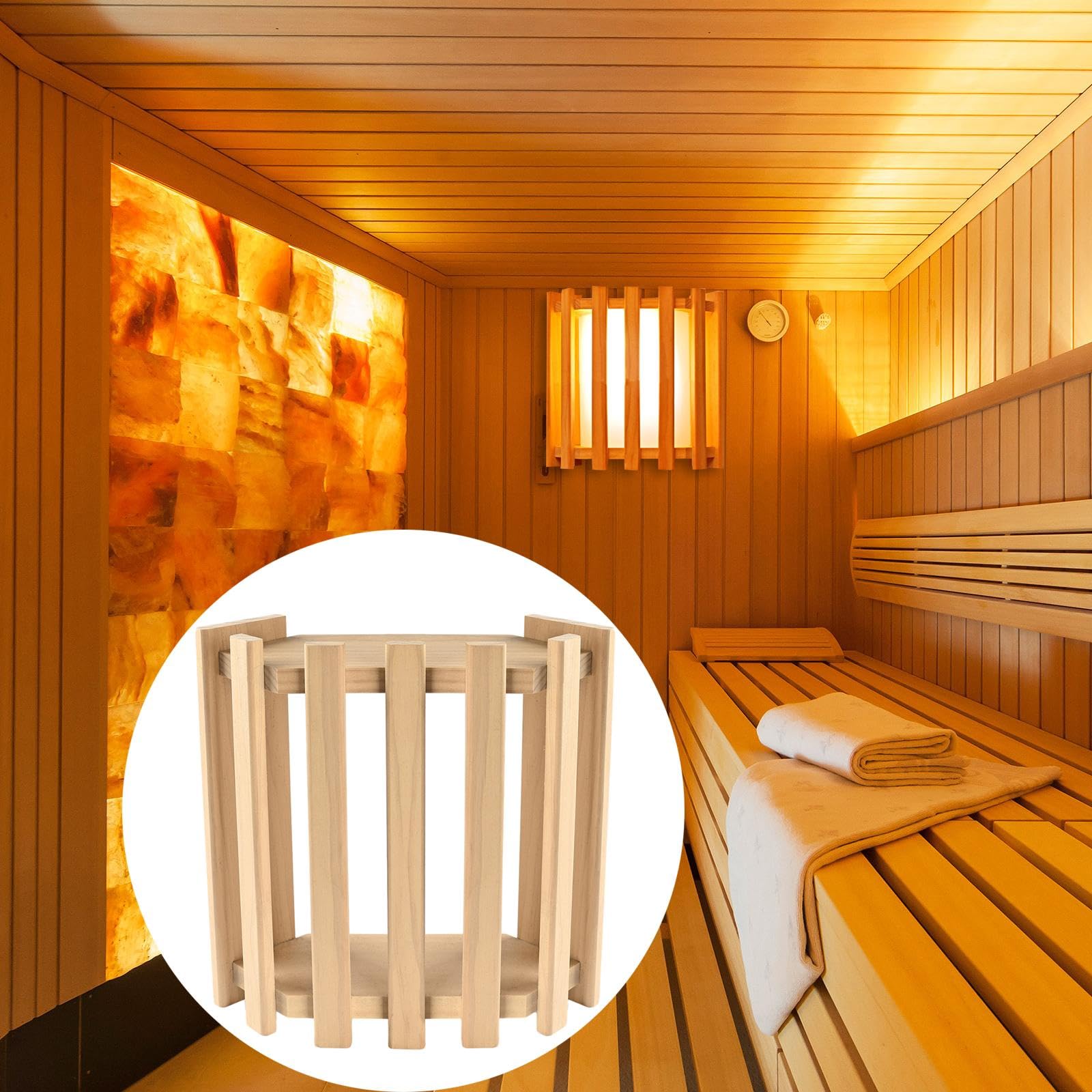 Illuminazione Sauna Sicura Paralume In Legno Per Sauna Lyrlody