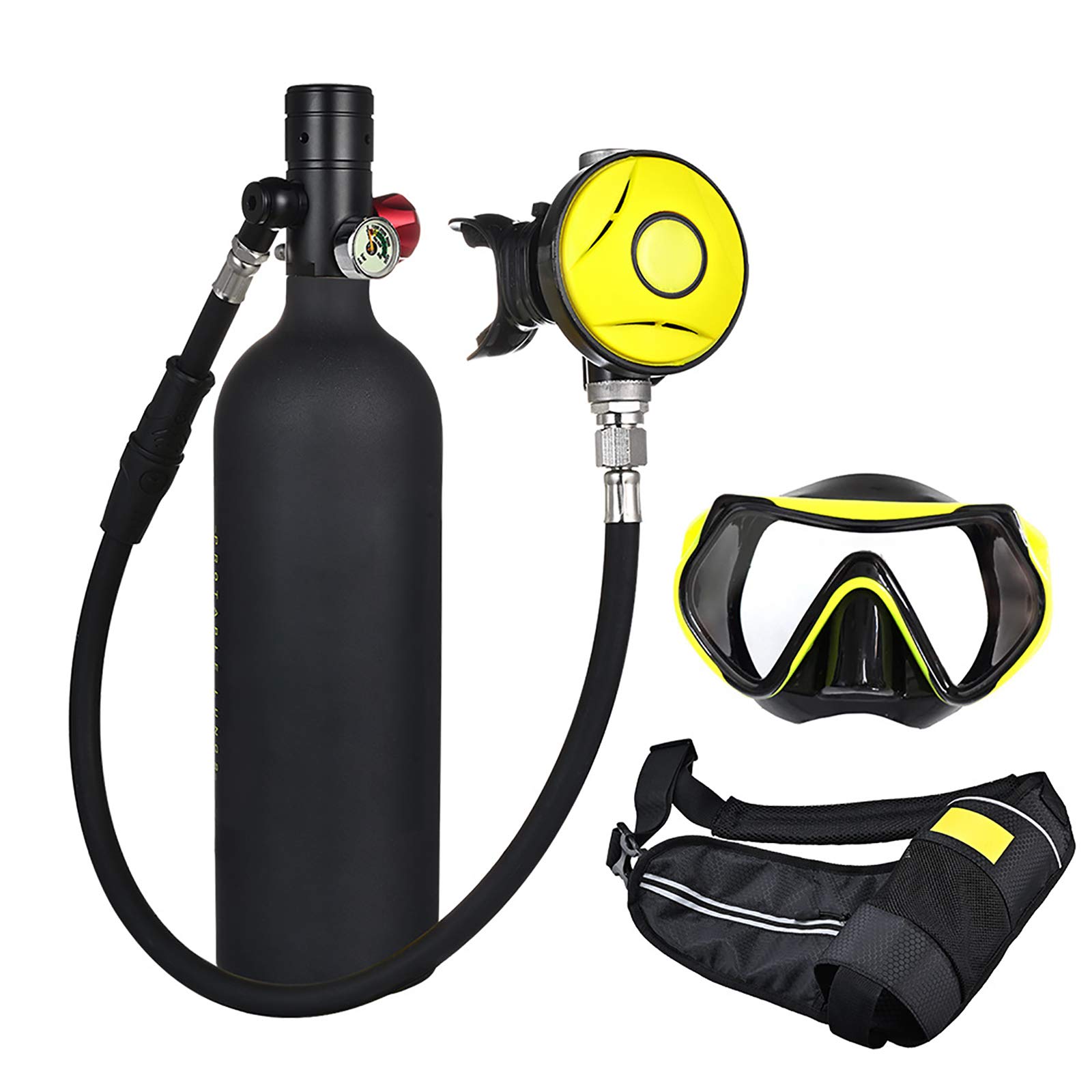 Buy CYJ Scuba Diving Tank,1L Diving Scuba Empty Blue Air Tank