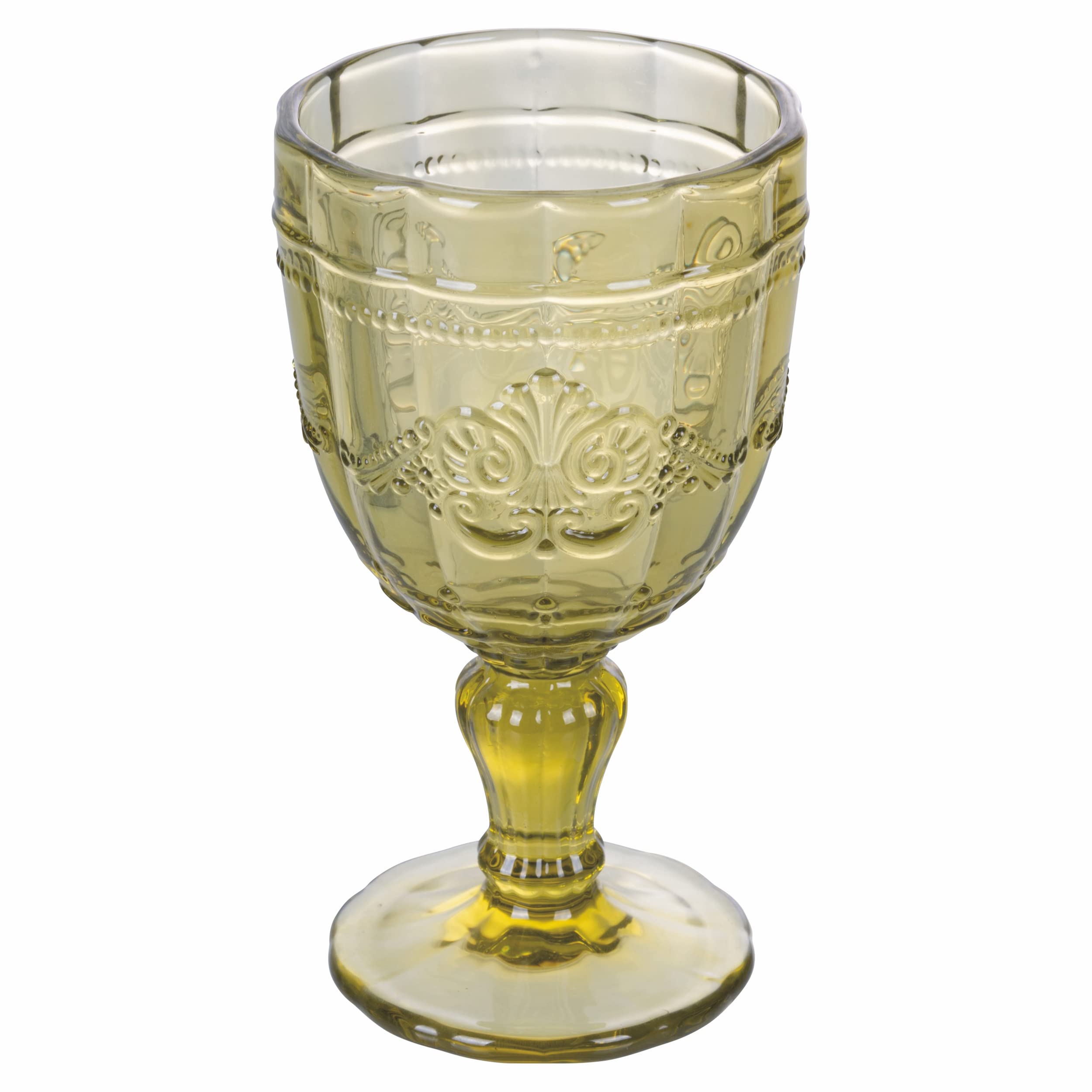 Villa d'Este Home Tivoli 1996 Lot de 6 verres 265 ml en verre Motif guilloché, Syrah
