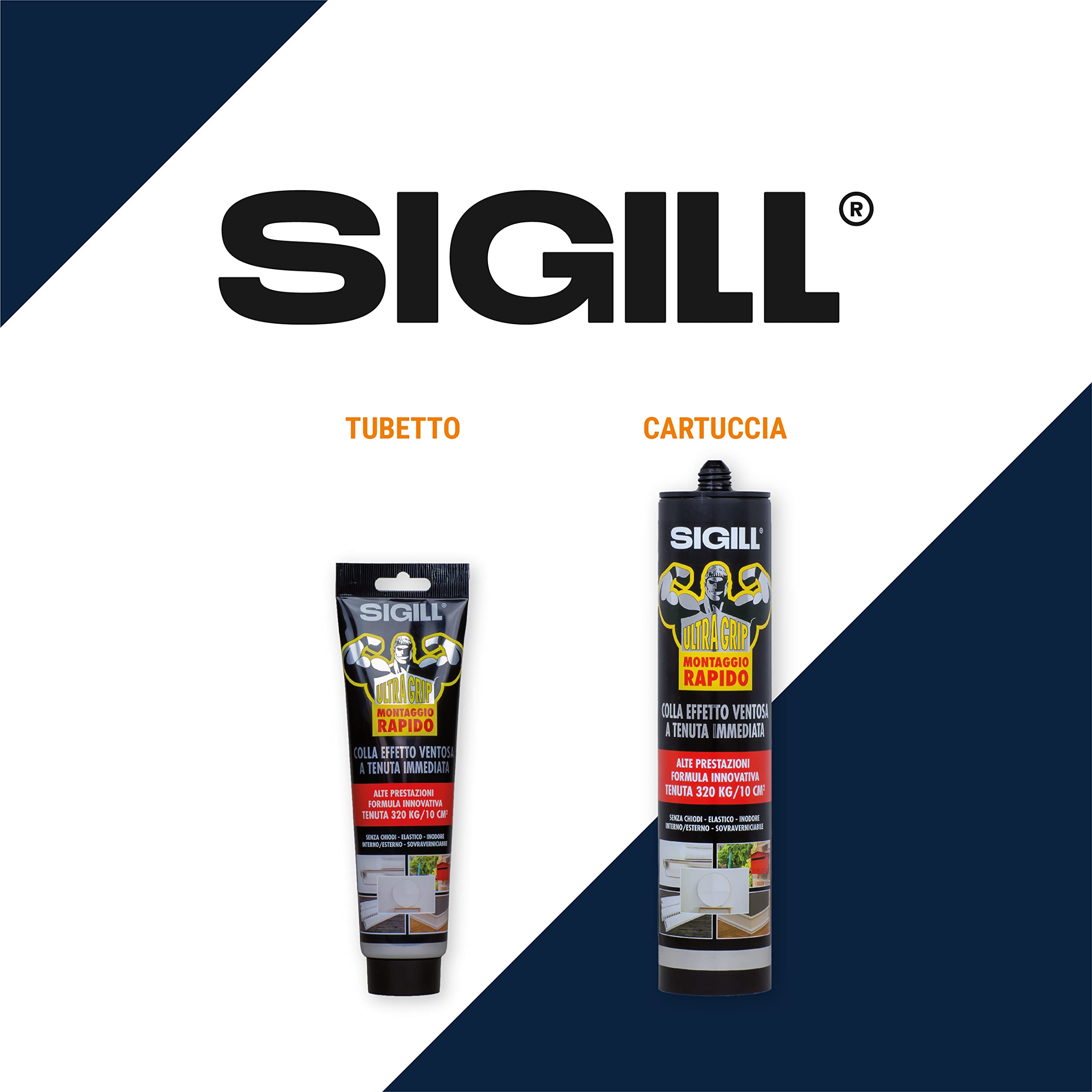 Ultra Grip Montaggio Rapido Cartuccia 290 millilitri