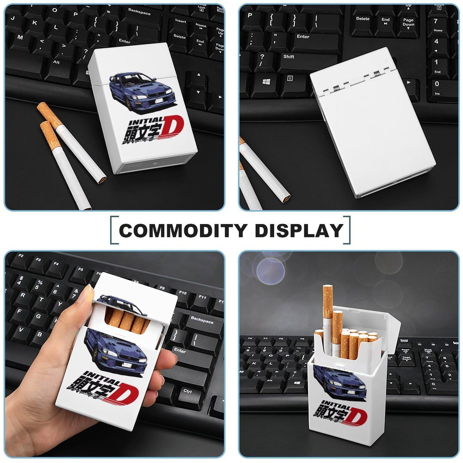 Amazon.co.jp: タバコケース 頭文字D シガレットケース 煙草ケース
