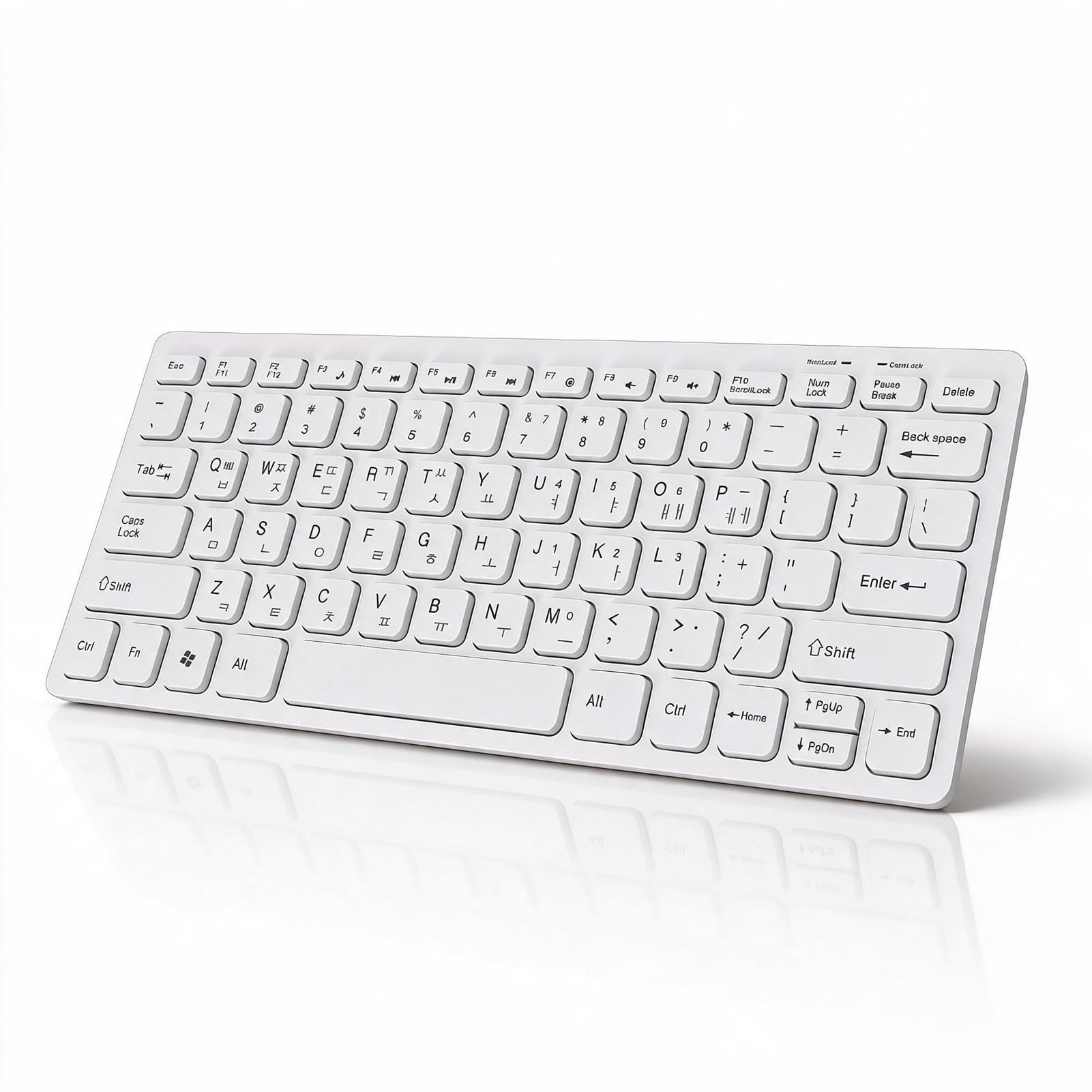Gugxiom Korean Wireless Keyboard 78 Keys 2.4GHz with USB Receiver, Compact Slim Hangul Layout Keyboard, Mini Typing-image-17