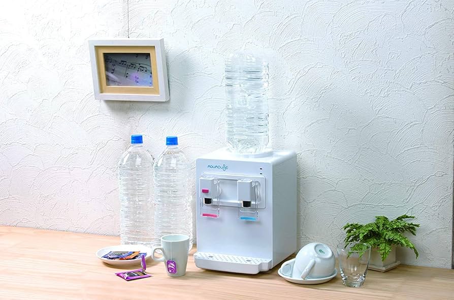 ウォーターサーバー卓上型 SY108N-WH 卓上ウォーターサーバー（折りたたみトレー）ペット