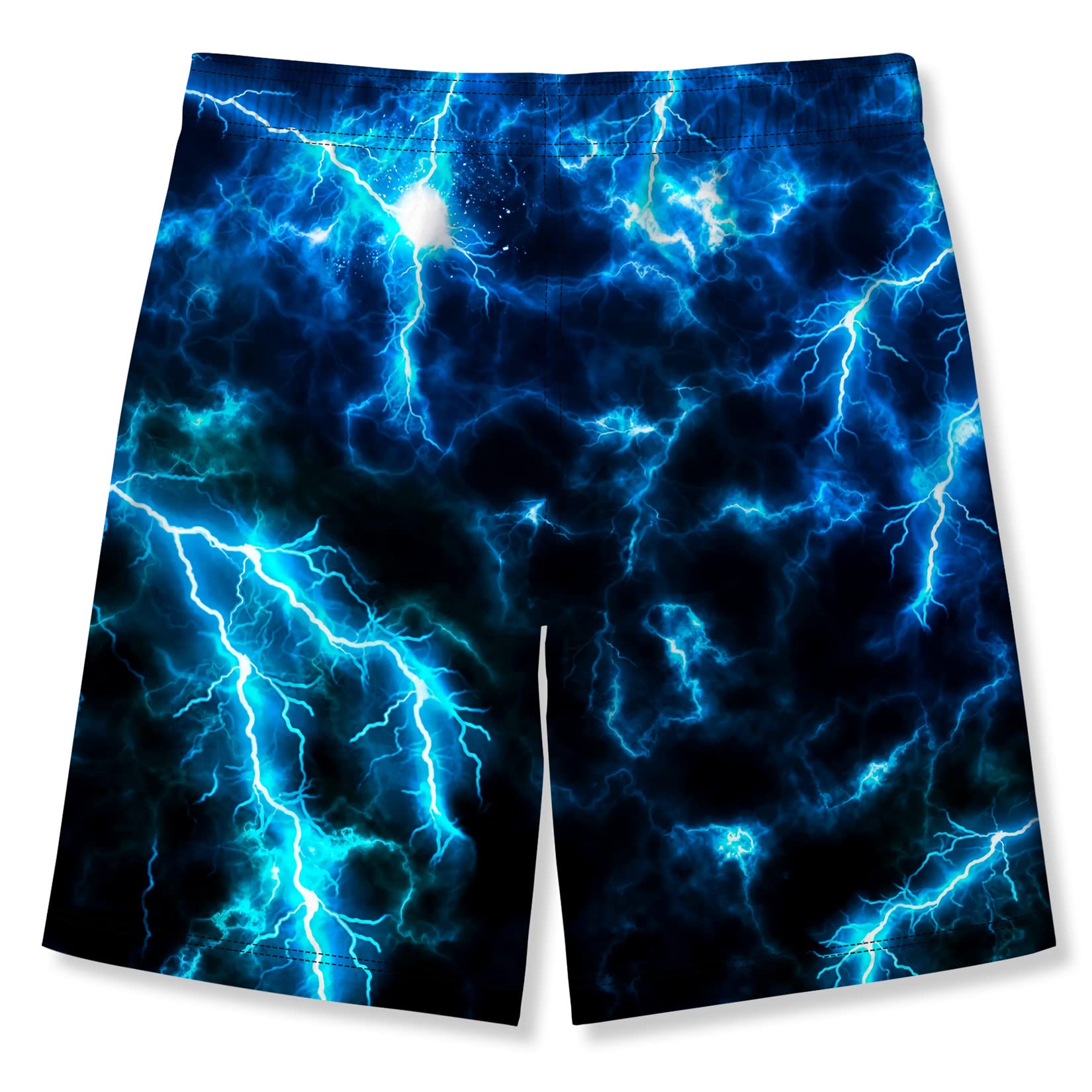 Fanient Troncos de natación Impresos en 3D para niños Ropa de Playa de Secado rápido Deportes Correr fútbol Pantalones Cortos de Tablero de natación