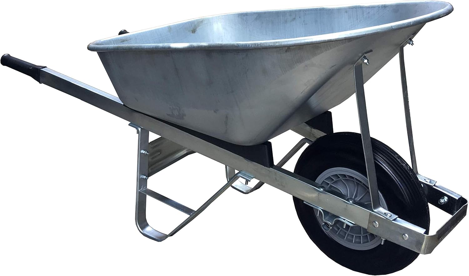 Wheelbarrows Direct 120L Single Puncture Proof Heavy Duty Galvanised