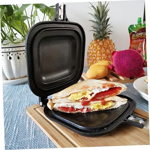 Miniatura 9 de Sartén para hornear sándwiches, herramienta de prensa para preparar desayunos y aperitivos sin esfuerzo para asar deliciosos sándwiches en casa