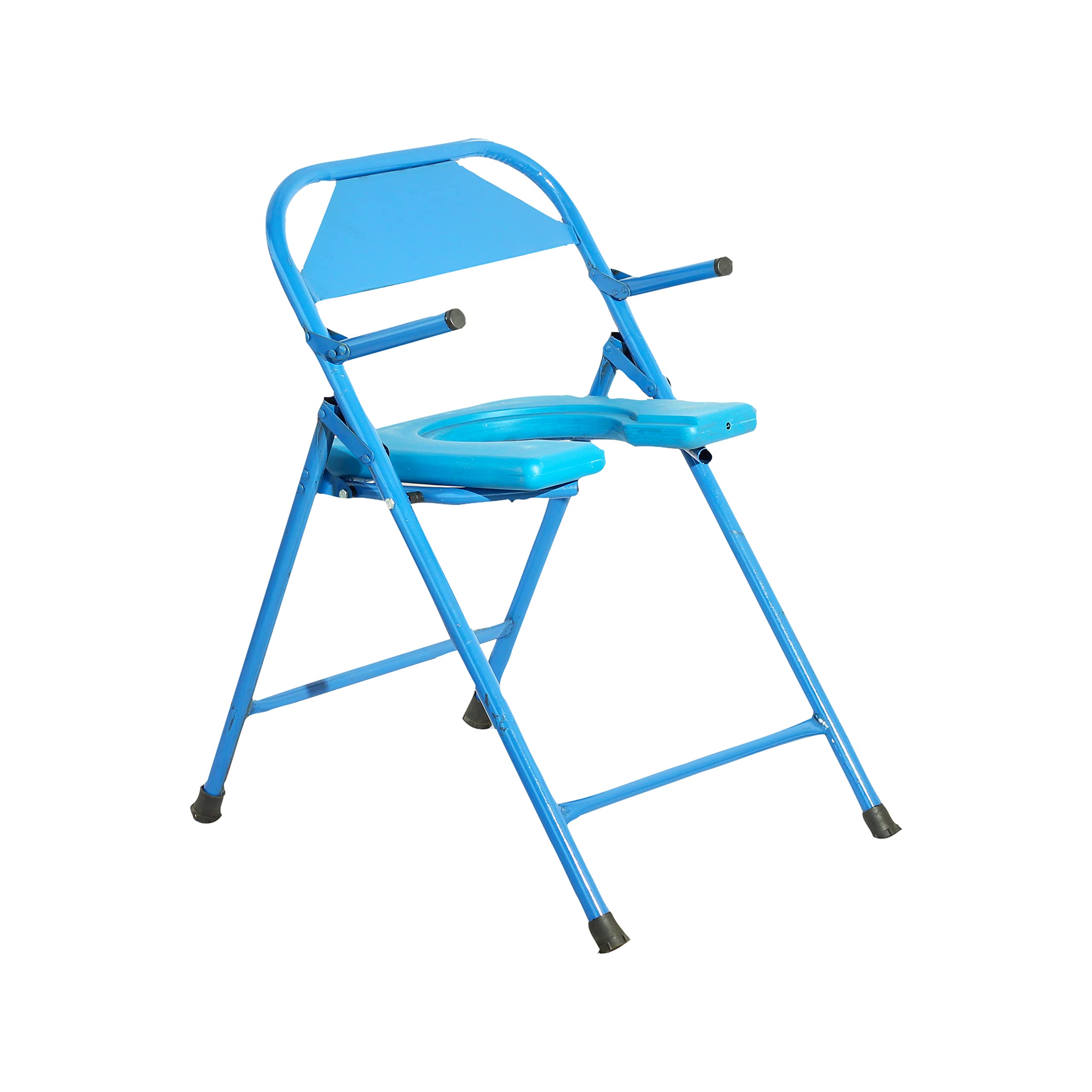 Buy mg PREMIUM Folding Commode Chair With Comfortable Toilet Seat For