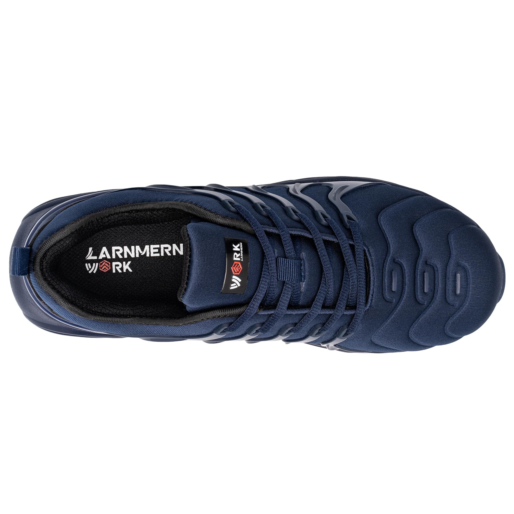 LARNMERN Scarpe Antinfortunistiche Uomo Scarpe Antinfortunistica Moda Traspiranti Leggere con Punta in Acciaio Ammorti Scarpe da Lavoro Comodo