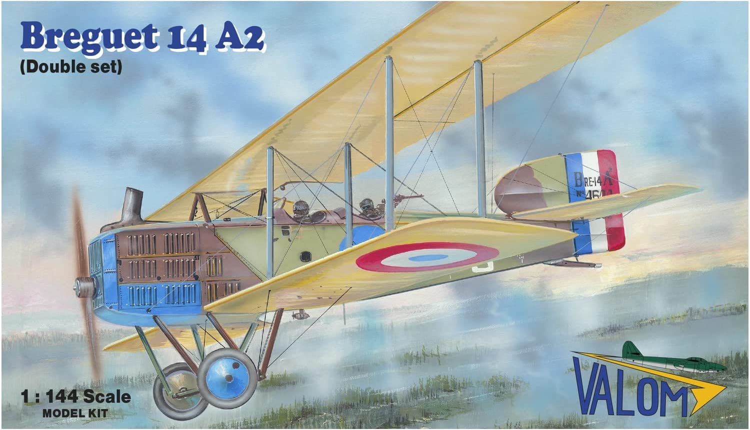ブレゲー14 Breguet 14 ： その6 完成 - 廻るプロペラ -