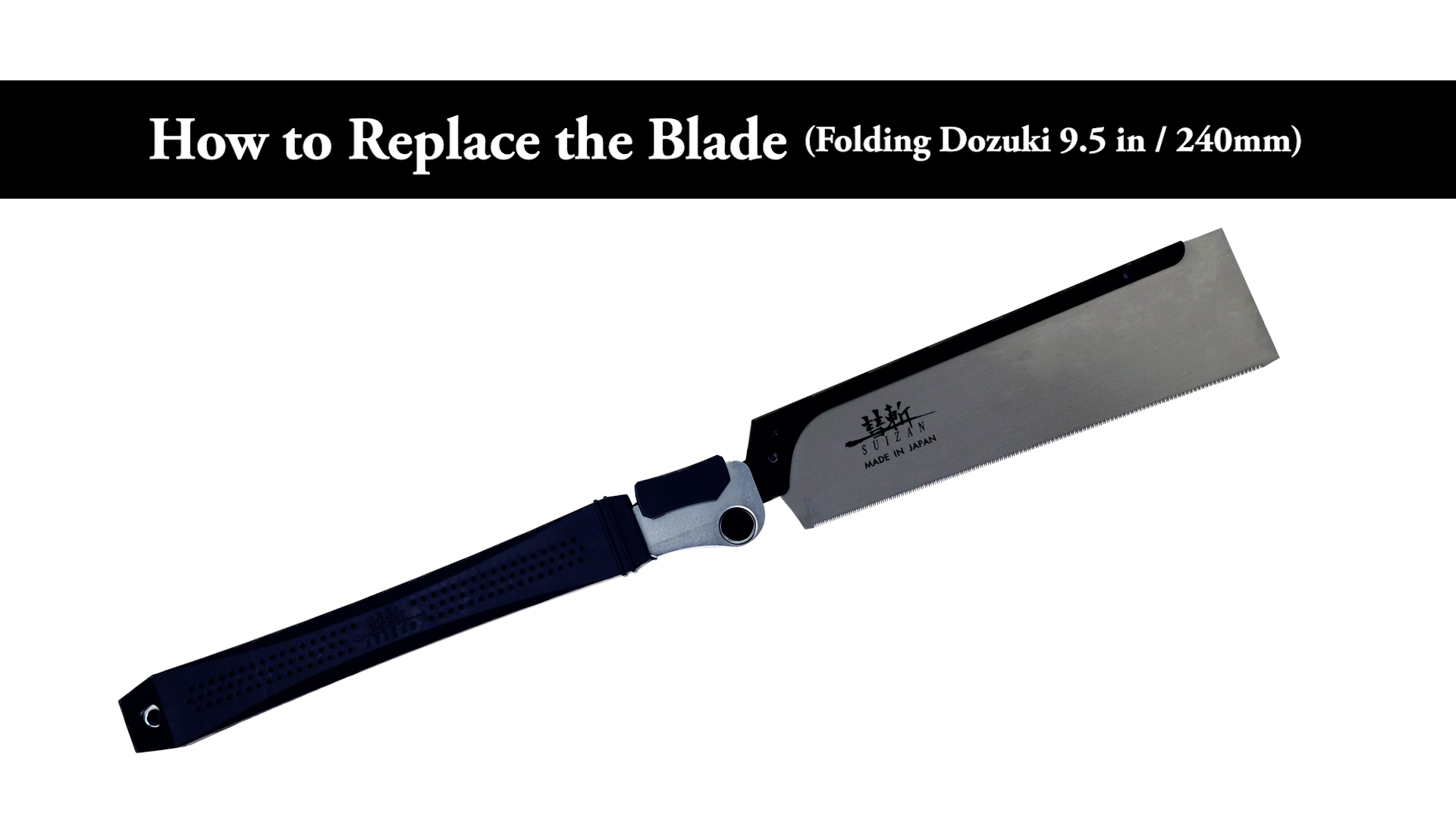 SUIZAN Folding Dozuki Dovetail Saw 9.5