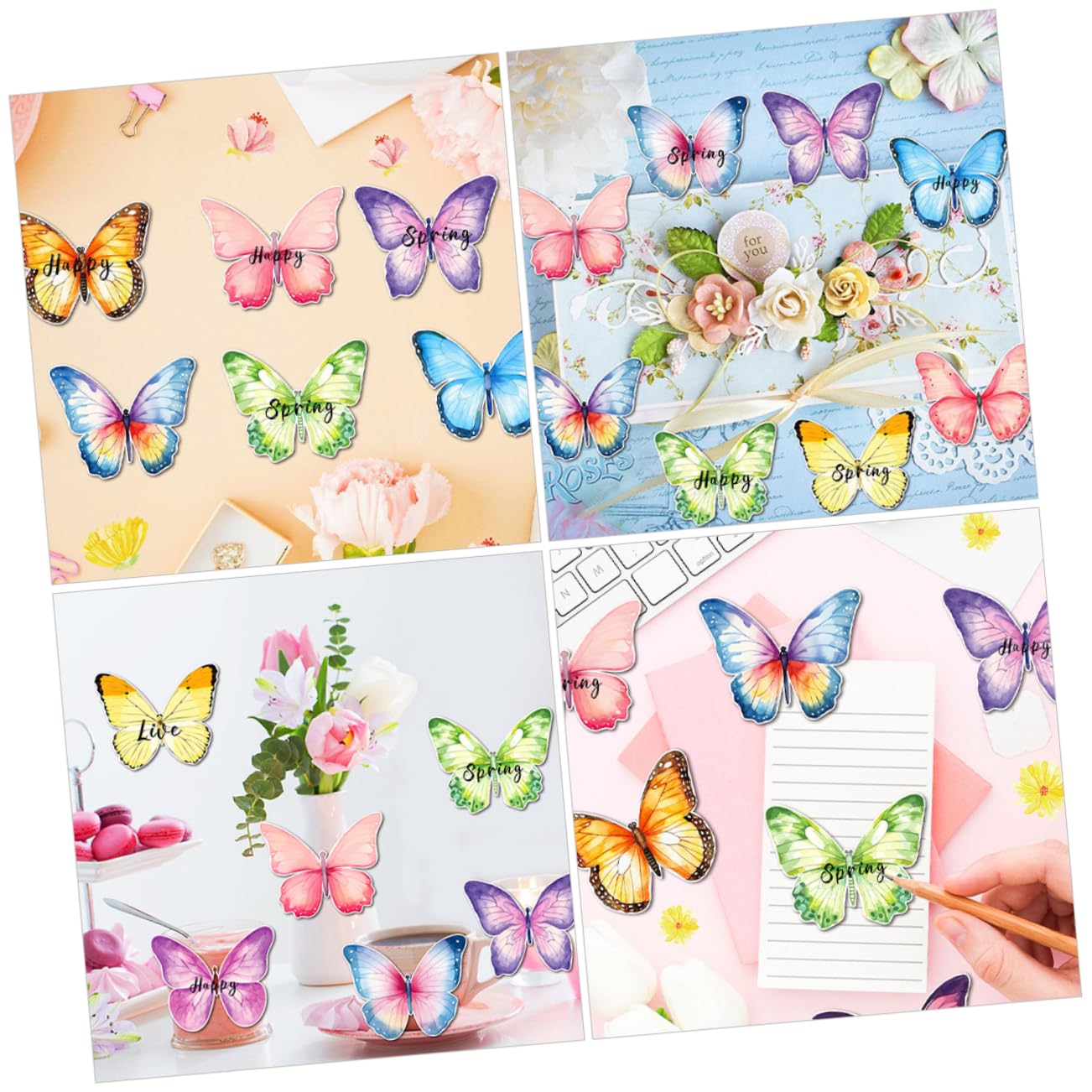 Housoutil 5 set Adesivi Per Manuali Numeri Colorati Promemoria Simpatici Blocchi Note Autoadesivi Adorabili Adesivi Per Note Piccoli Blocchi Note Forniture Per Appunti 12 pezzi * 5