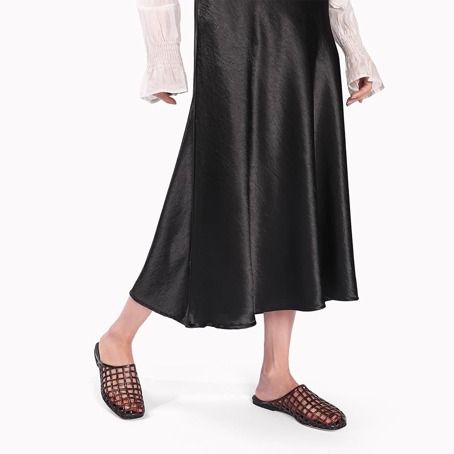 Amazon.com | Molozoey Jelly Shoes for Women Slip on Mesh Slides