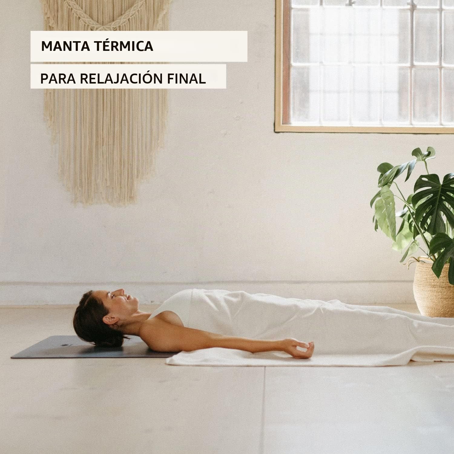 Lotuscrafts Manta Yoga Algodon Savasana 200 x 150 cm Resistente Duradera Meditacion Relajacion