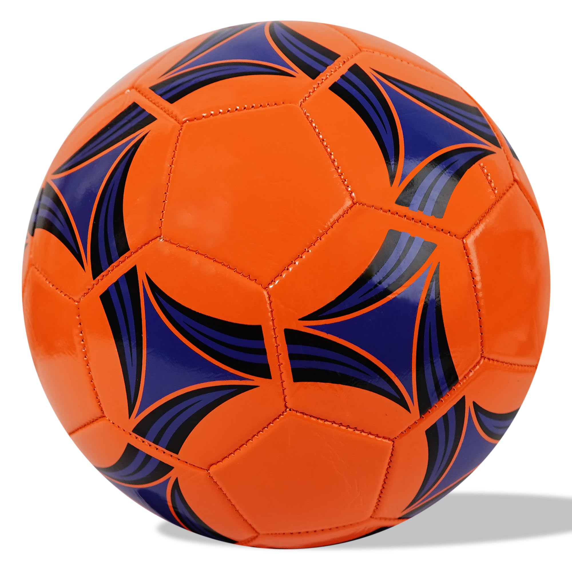 Quick Fit Football | Suitable for All Grounds | Soccer Ball | Training Ball | Football Match Balls Indoor/Outdoor/Gym/Beach Games | Ideal for Girls, Men, Women and Gifts (Orange)-image-27