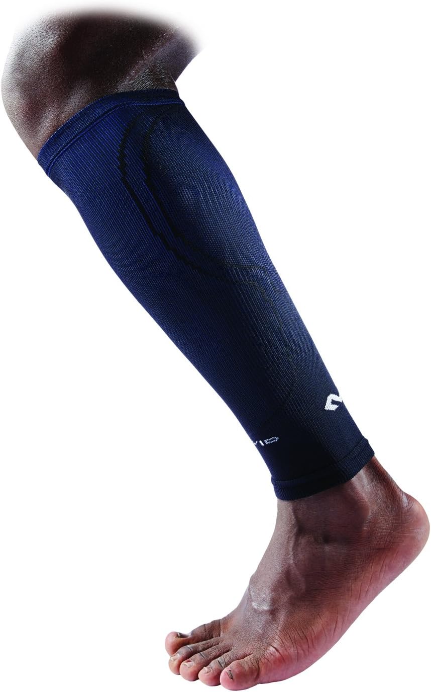 Men's Active Multisports Compression Sleeves, Schwarz/Blau, S